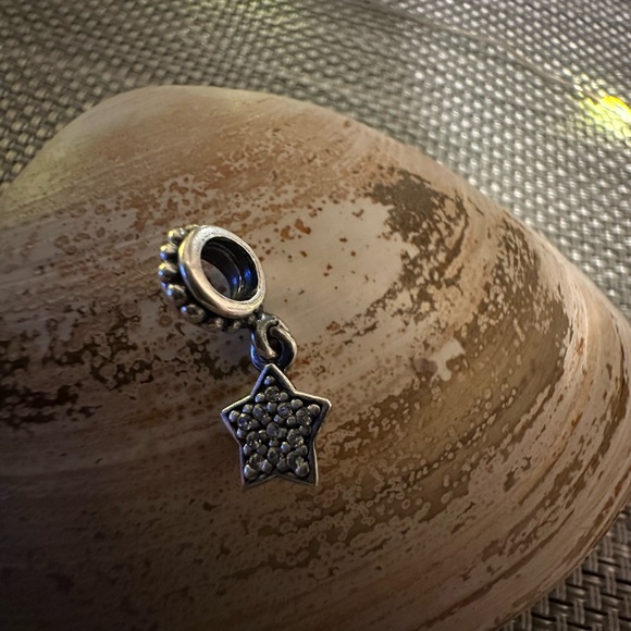 Pandora Sterling Silver Star Charm - Picture 1 of 3